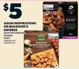 Loblaws Asian inspirations or muldoon's entrées offer