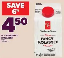 Loblaws PC pure fancy molasses offer