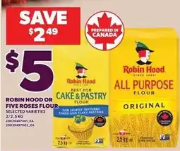 Loblaws Robin Hood cake & pastry flour offer