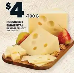 Loblaws President emmental offer