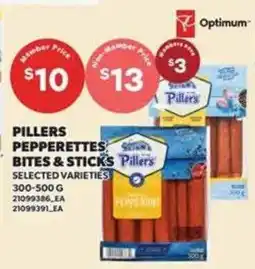 Loblaws Pillers pepperettes bites & sticks offer