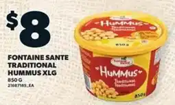 Loblaws Fontaine Sante traditional hummus offer