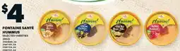 Loblaws Fontaine santé hummus selected varieties offer