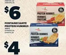 Loblaws Fontaine sante protein hummus offer