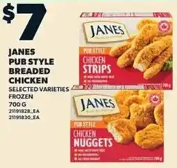 Loblaws Janes pub style breaded chicken offer