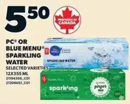 Loblaws pc sparkling water offer