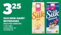 Loblaws Silk non-dairy beverages offer
