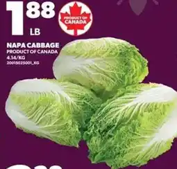 Loblaws Napa cabbage offer