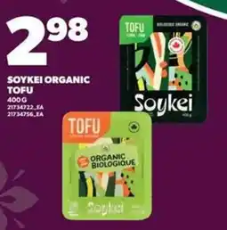 Loblaws Soykei organic tofu offer