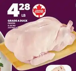 Loblaws Canadian poultry grade a duck offer