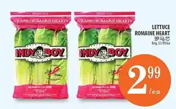 Al Premium Food Mart Andy Boy lettuce romaine heart offer
