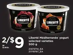 Loblaws Liberté Méditerranée yogurt offer