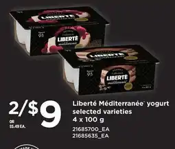 Loblaws Liberté Méditerranée yogurt offer