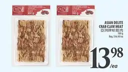 Al Premium Food Mart Asian Delite crab claw meat offer
