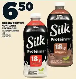 Loblaws Silk soy protein non-dairy beverages offer