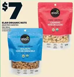 Loblaws Elan organic nuts selected varieties offer