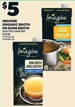 Loblaws Imagine organic broth or bone broth offer