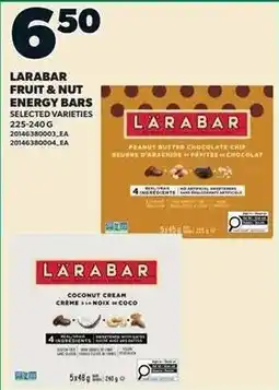 Loblaws Larabar fruit & nut energy bars offer