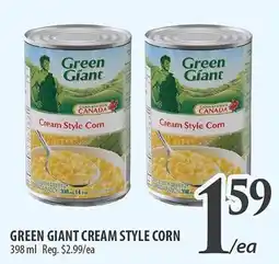 Al Premium Food Mart Green Giant cream style corn offer