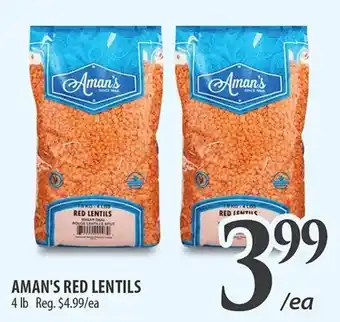 Aman's red lentils