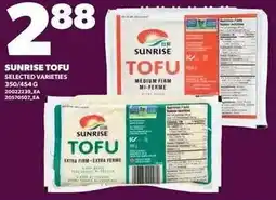 Loblaws Sunrise tofu offer