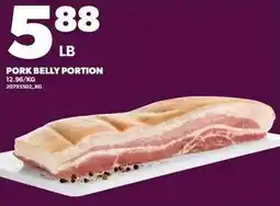 Loblaws Pork belly portion offer