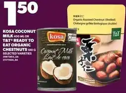 Loblaws Kosa coconut milk offer
