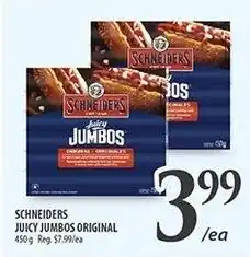 Al Premium Food Mart Schneiders juicy jumbos original offer