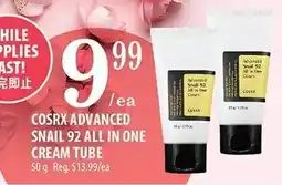 Al Premium Food Mart Cosrx advanced snail 92 all in one cream tube offer