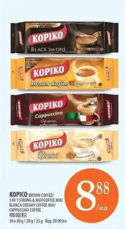 Al Premium Food Mart Kopiko brown coffee 3 in 1 strong & rich coffee mix offer