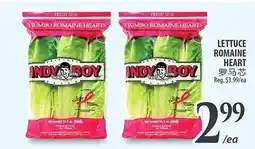 Al Premium Food Mart Randy Boy lettuce romaine heart offer