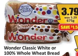 Starsky Wonder Classic White or 100% Whole Wheat Bread offer