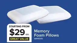 Leon's Cool Gel Standard Memory Foam Pillow offer