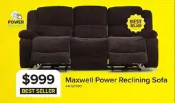 Leon's Maxwell Power Reclining Sofa - Brown offer