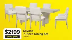 Leon's Savona 7-Piece Extendable Dining Set - Antique White offer