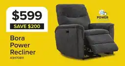 Leon's Bora Power Recliner - Dark Grey offer
