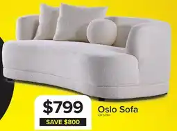 Leon's Oslo Sofa - Ivory offer