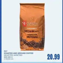 Wholesale Club ROASTED AND GROUND COFFEE offer