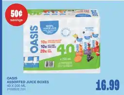 Wholesale Club ASSORTED JUICE BOXES offer