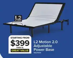 Leon's L2 Motion Twin XL Adjustable Base 2.0 offer