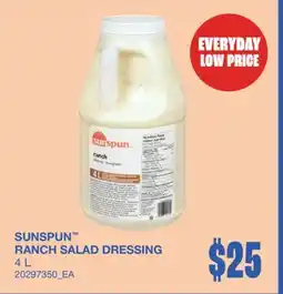 Wholesale Club RANCH SALAD DRESSING offer