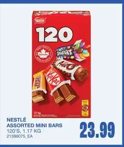 Wholesale Club ASSORTED MINI BARS, 120'S offer