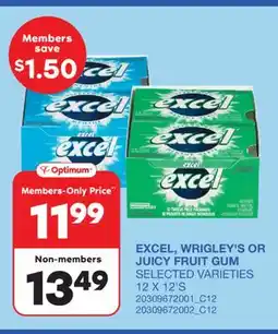 Wholesale Club GUM, 12 X 12'S offer
