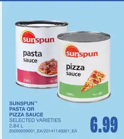 Wholesale Club PASTA OR PIZZA SAUCE offer