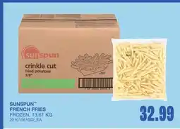 Wholesale Club FRENCH FRIES offer