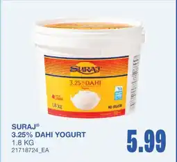 Wholesale Club 3.25% DAHI YOGURT offer