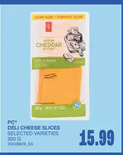 Wholesale Club DELI CHEESE SLICES offer