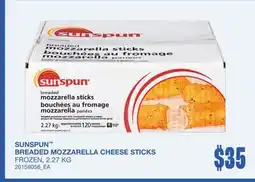 Wholesale Club BREADED MOZZARELLA CHEESE STICKS offer