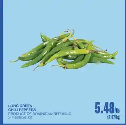 Wholesale Club LONG GREEN CHILI PEPPERS offer
