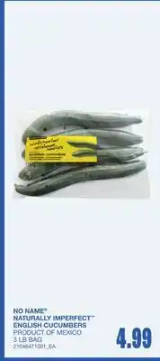 Wholesale Club NATURALLY IMPERFECT ENGLISH CUCUMBERS, 3 LB BAG offer